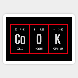 Cook - Periodic Table of Elements Sticker